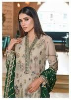 Baroque Chantelle luxury chiffon embroidered dress